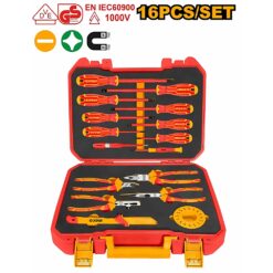 INGCO VDE 16PCS INSULATED HAND TOOL SET HKITH1601