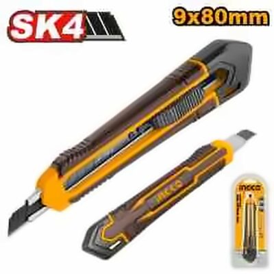 INGCO SNAP OFF BLADE AUTO LOCK KNIFE 9MM HKNS110925