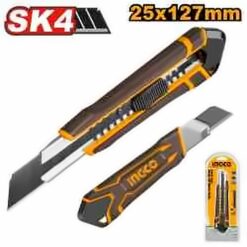 INGCO SNAP OFF BLADE AUTO LOCK KNIFE 25MM HKNS112505