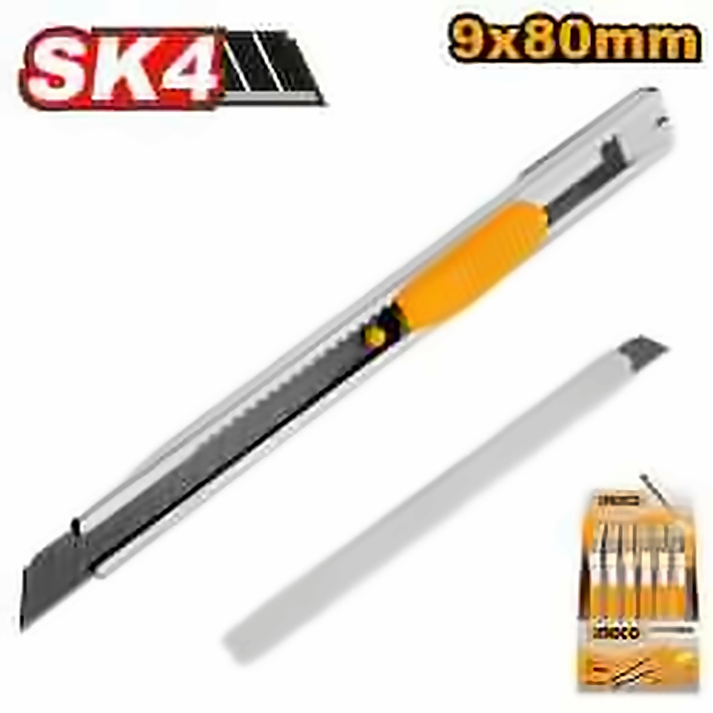 INGCO SNAP OFF BLADE KNIFE 9MM HKNS1806