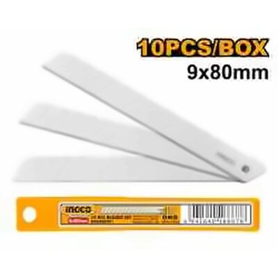 INGCO SNAP-OFF BLADE 9MM 10PCS HKNSB0901