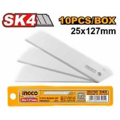 INGCO SNAP-OFF BLADE 25MM X 127MM 10PP HKNSB2501