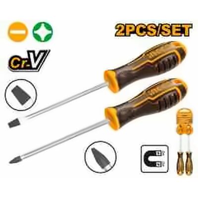 INGCO 2PCS SCREWDRIVER SET HKSD0248