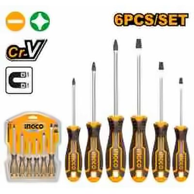 INGCO 6PCS SCREWDRIVER SET HKSD0628