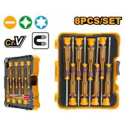 INGCO 8PCS PRECISION SCREWDRIVER SET HKSD0818