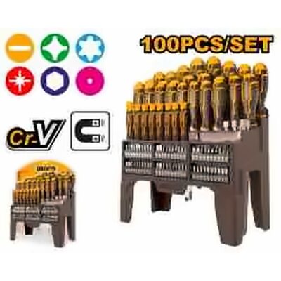 INGCO 100PCS SCREWDRIVER SET HKSD10028