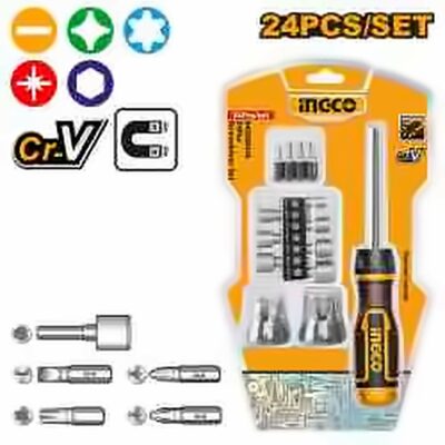 INGCO 24PCS SCREWDRIVER BIT SET HKSDB0248