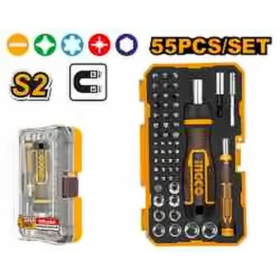 INGCO 55PCS SCREWDRIVER BIT SET HKSDB0558