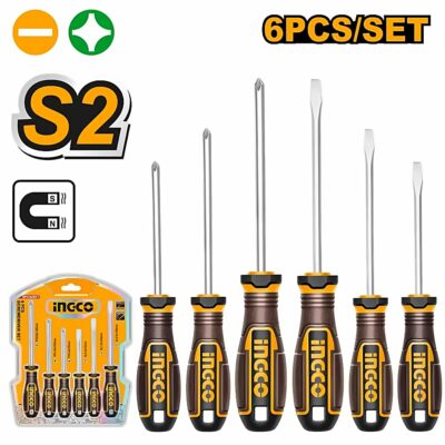 INGCO 6PCS SCREWDRIVER SET HKSDS0628
