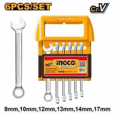INGCO 6PCS COMBINATION SPANNER SET HKSPA1066