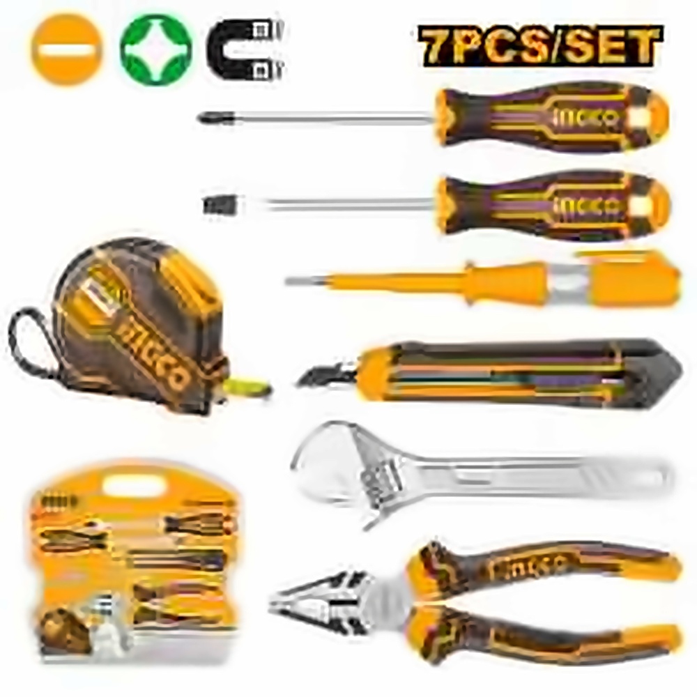 INGCO 7PCS HAND TOOL SET HKTH10807