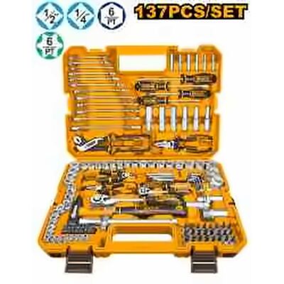INGCO 137PCS COMBINATION HAND TOOL SET HKTHP21371