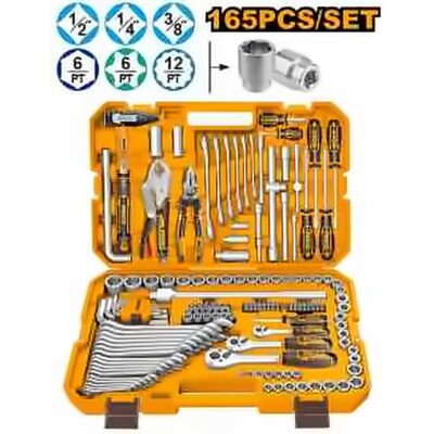 INGCO 165PCS COMBINATION TOOL SET HKTHP51658