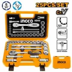 INGCO 25PCS 1/2DR SOCKET SET HKTS12251