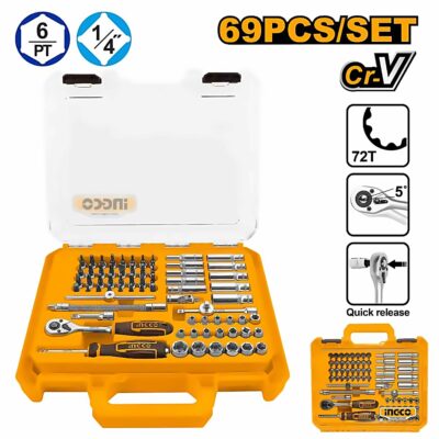 INGCO 46PCS 1/4 SOCKET SET HKTS14696
