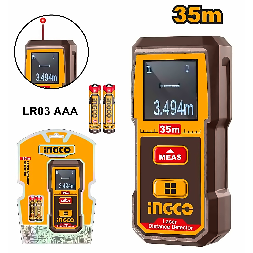 INGCO LASER DISTANCER RANGE 35M HLDD0355