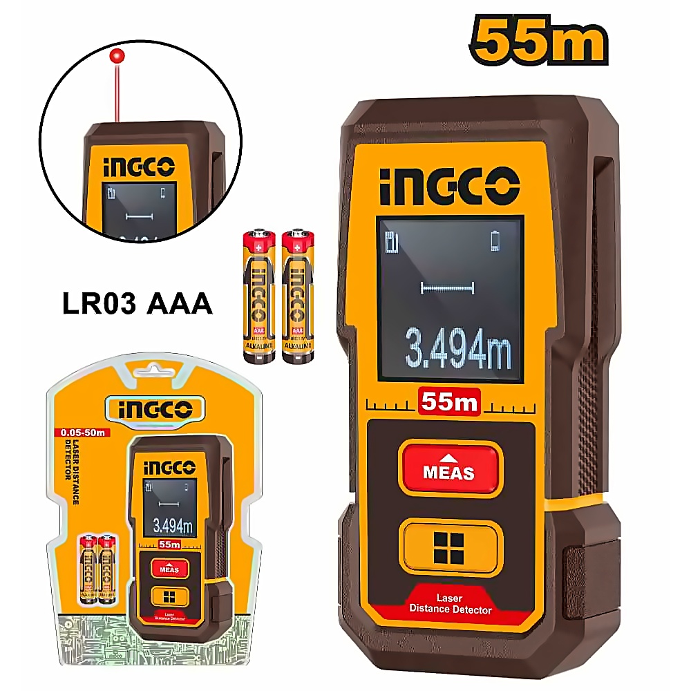 INGCO LASER DISTANCER RANGE 55M HLDD05086