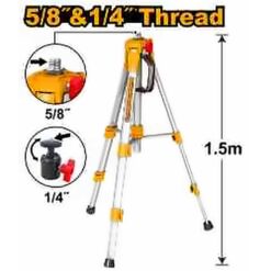 INGCO 1.5M TRIPOD FOR LASER LEVEL HLLT01573