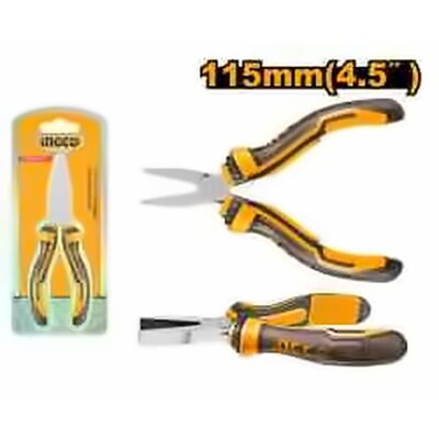 INGCO MINI FLAT NOSE PLIERS 4.5 INCH/115MM HMFNP08115