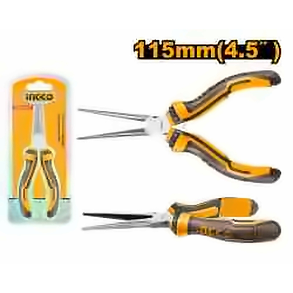 INGCO MINI NEEDLE NOSE PLIERS 4.5 INCH/115MM HMNNP08115