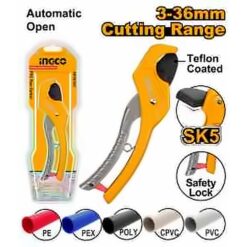INGCO PVC PIPE CUTTER 3-36MM LENGTH 210MM HPC3135