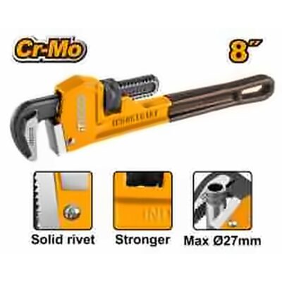 INGCO PIPE WRENCH 8 INCH/200MM HPW0808