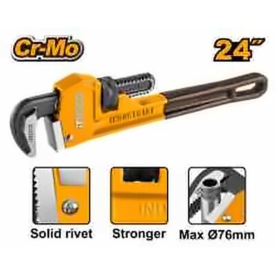 INGCO PIPE WRENCH 24 INCH/600MM HPW0824