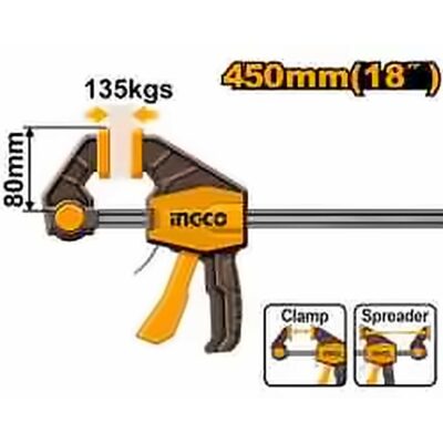 INGCO QUICK BAR CLAMP 18 INCH HQBC18801