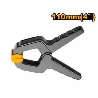 INGCO SPRING CLAMP 4" MAX OPEN: 50MM CLAMPING FORCE 12KG HQSC0204