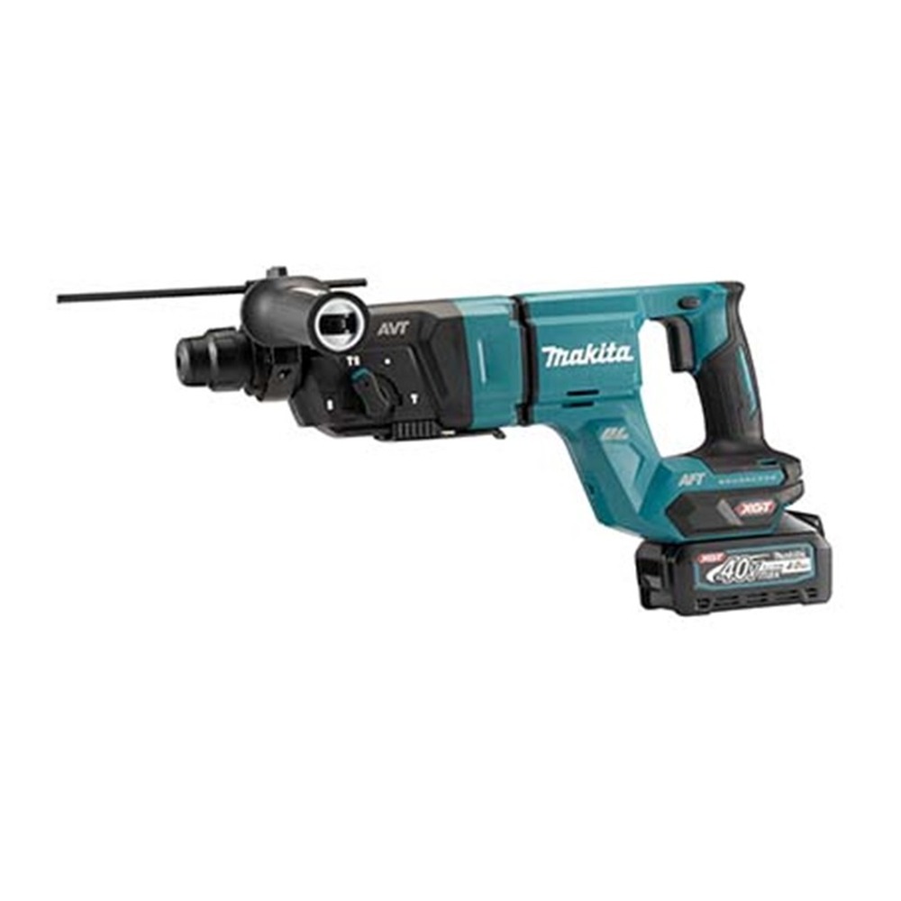 MAKITA HR007GM201 DC COMBI HAMMER 40V BL AVT 28MM (2PCS 4.0AH BATTERY, 1PC CHARGER)