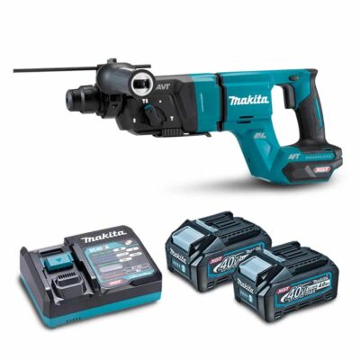 MAKITA HR007GM201 DC COMBI HAMMER 40V BL AVT 28MM (2PCS 4.0AH BATTERY, 1PC CHARGER)