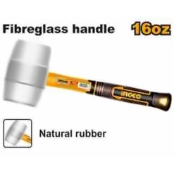 INGCO RUBBER MALLET 16OZ 2-WAY HEAD HRUH8916