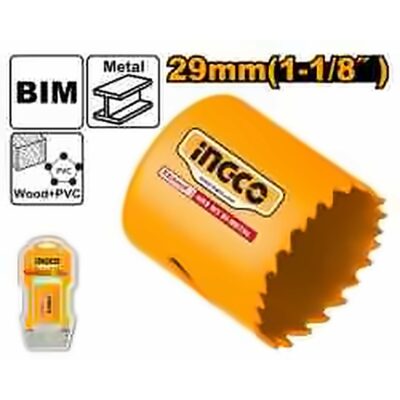 INGCO BI-METAL HOLE SAW 29MM HSB10291