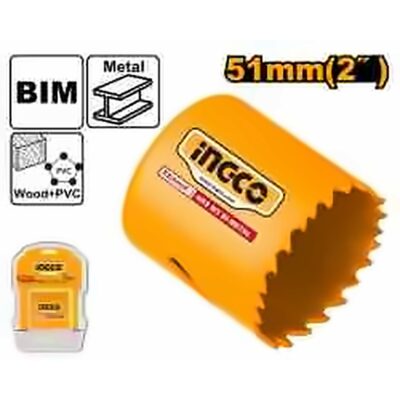 INGCO BI-METAL HOLE SAW 51MM HSB10511