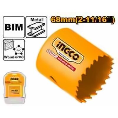 INGCO BI-METAL HOLE SAW 68MM HSB10681