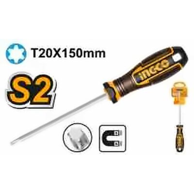 INGCO TORX SCREWDRIVER T20X150MM HSDX20150