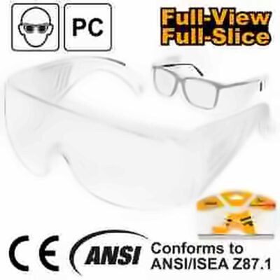 INGCO SAFETY OVER SPEC (OVERGLASS) CLEAR LENS ANSI Z87.1 & CE EN166 HSG05