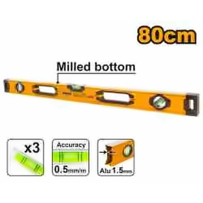 INGCO 80CM SPIRIT LEVEL HSL08080