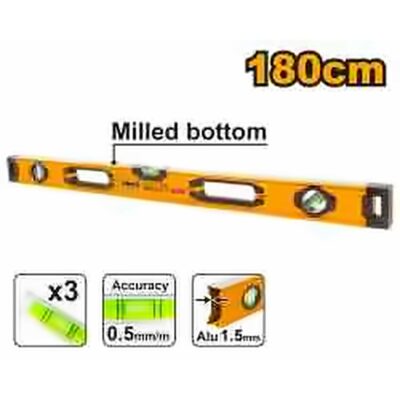 INGCO 180CM SPIRIT LEVEL HSL08180