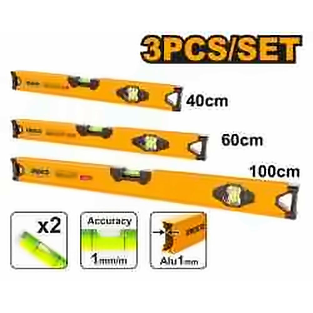 INGCO 40CM SPIRIT LEVEL WITH MAGNET HSL10403