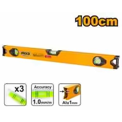 INGCO 100CM SPIRIT LEVEL HSL18100