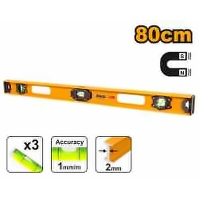 INGCO 80CM SPIRIT LEVEL HSL28080