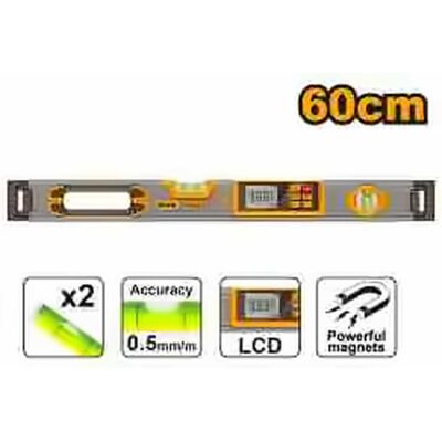 INGCO 60CM DIGITAL SPIRIT LEVEL HSL98060D