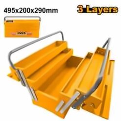 INGCO 3 LAYERS TOOL BOX 495X200X290MM HTB02