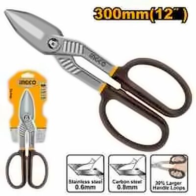 INGCO DROP FORGED STEEL TIN SNIP 300MM 12" HTS0412