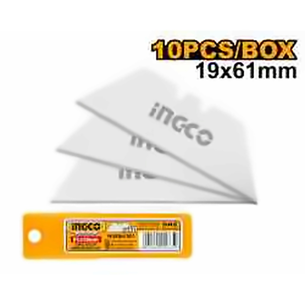INGCO UTILITY KNIFE BLADES 10PCS HUKB61001