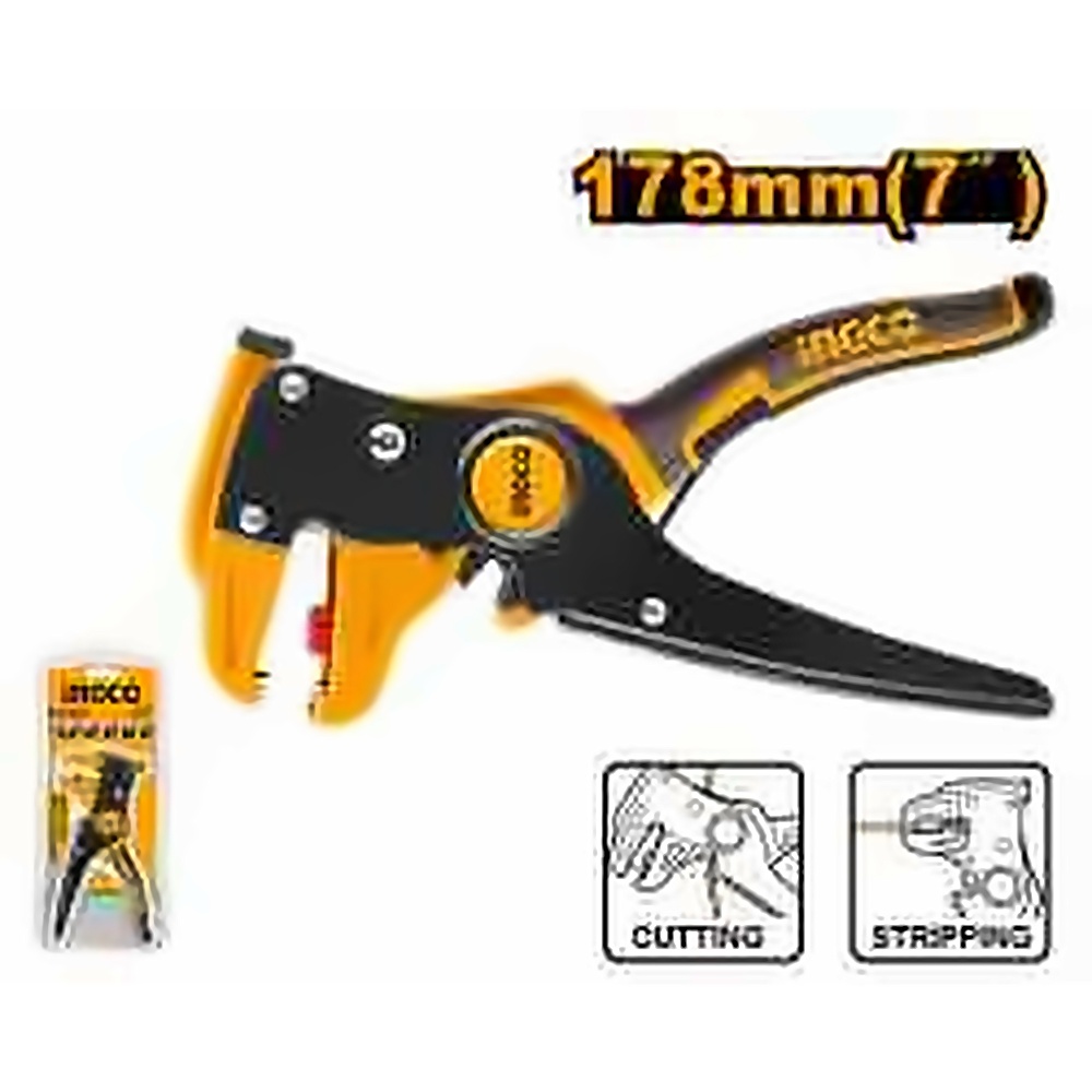INGCO HANDY WIRE STRIPPER 7" 178MM HWSP15608