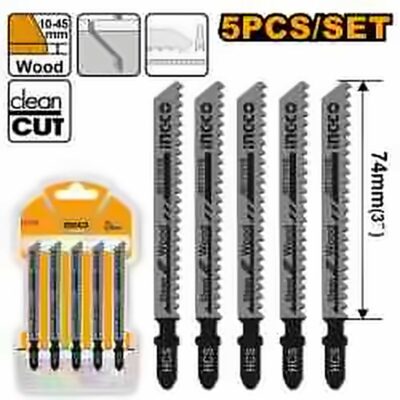 INGCO JIGSAW BLADE 10PCS HCS 8TPI FOR WOOD JBT1101B