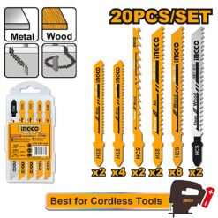 INGCO 20PCS JIGSAW BLADE SET JSBT2001