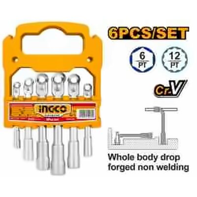 INGCO 6PCS L-ANGLED SOCKET WRENCH SET LASWT0601